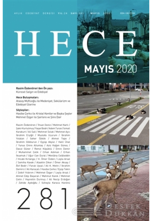 Hece Aylık Edebiyat Dergisi Sayı: 281 Mayıs 2020