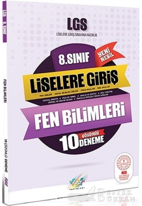 8. Sınıf LGS Fen Bilimleri 10 Çözümlü Deneme