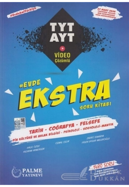 TYT-AYT Tarih - Coğrafya - Psikoloji Evde Ekstra Soru Kitabı