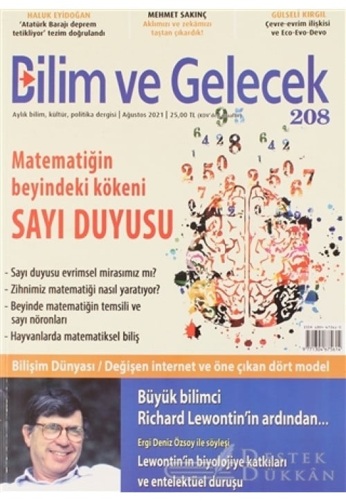 Bilim ve Gelecek Dergisi Sayı: 208 Ağustos 2021