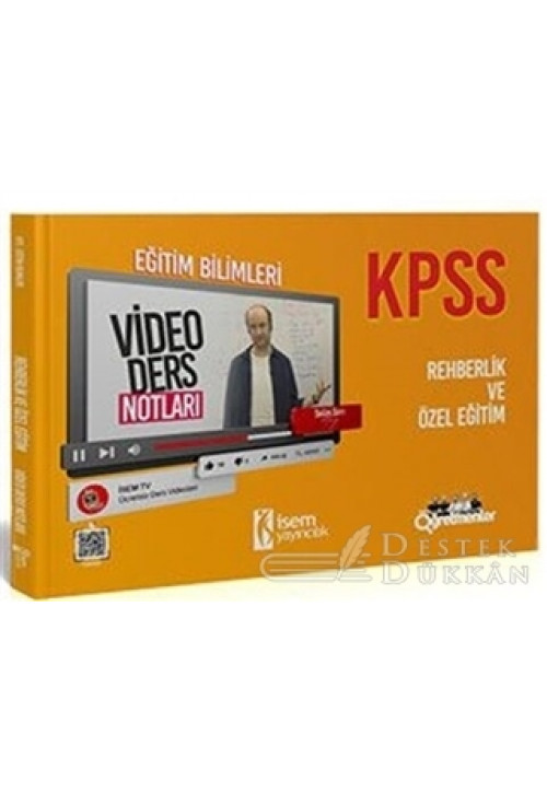2021 KPSS Eğitim Bilimleri Rehberlik ve Özel Eğitim Video Ders Notları