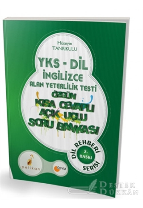 2018 Yks-dil Rehberi Özgün Kısa Cevaplı Açık Uçlu Soru Bankası