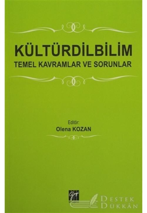 Kültürdilbilim Temel Kavramlar ve Sorunlar