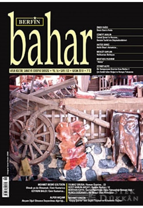 Berfin Bahar Aylık Kültür, Sanat ve Edebiyat Dergisi Sayı : 153
