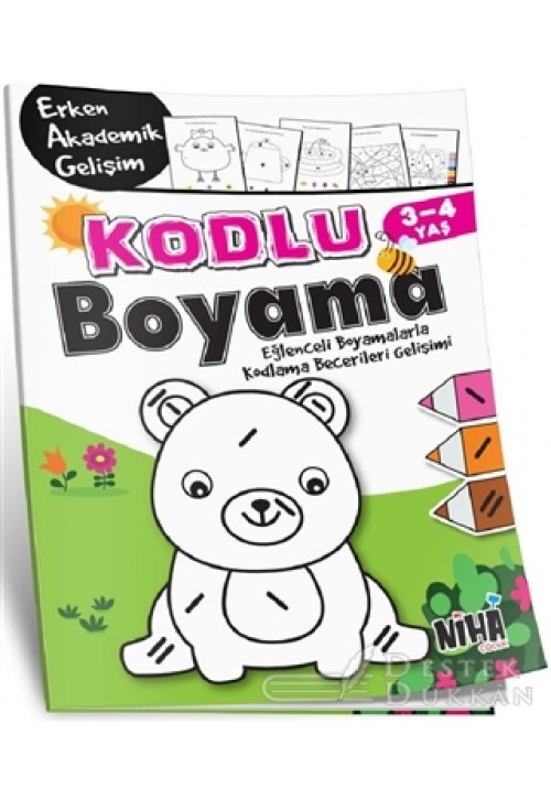 Kodlu Boyama 3-4 Yaş