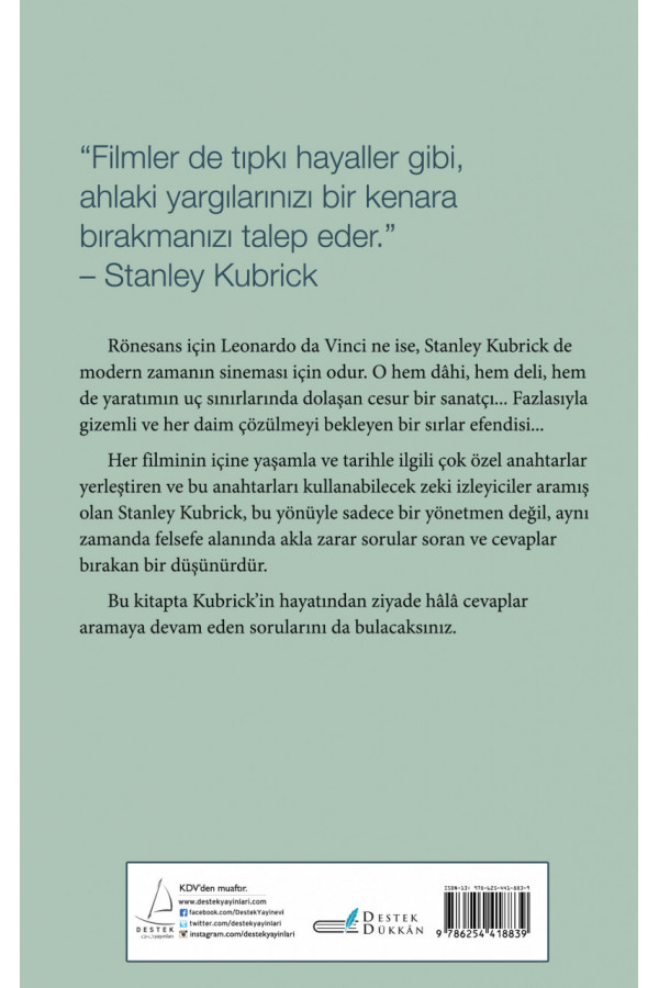 Estetiğin ve Sembollerin Gizemli Yönetmeni - Stanley Kubrick