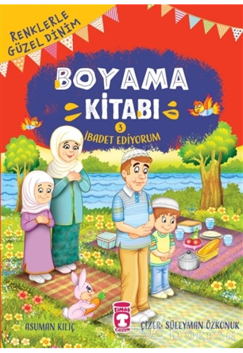 İbadet Ediyorum Boyama Kitabı 3