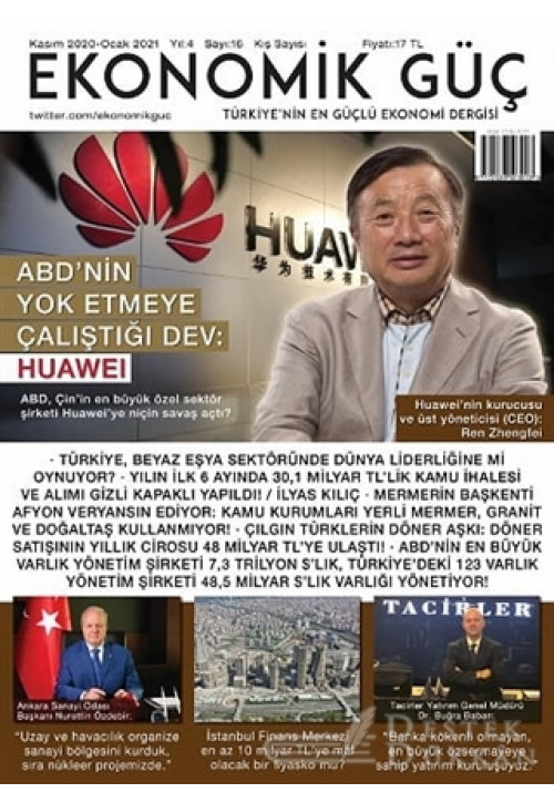 Ekonomik Güç Dergisi Sayı: 16 Kasım 2020 - Ocak 2021