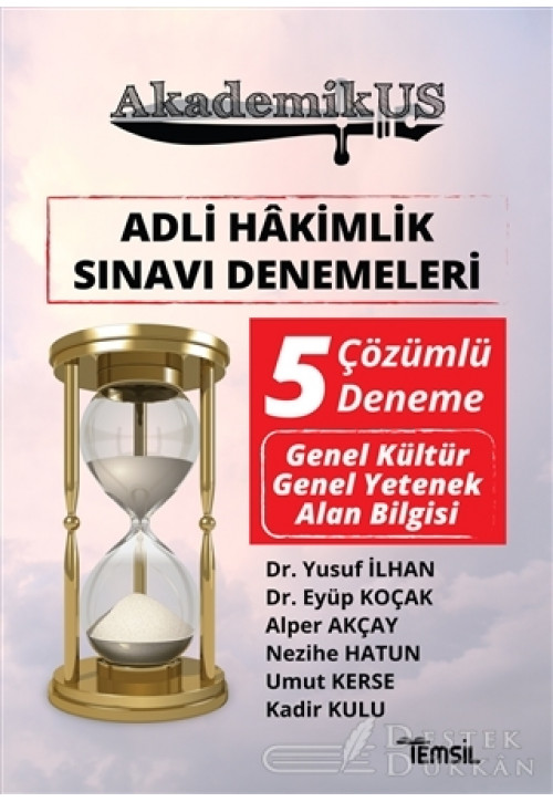 Akademikus - Adli Hakimlik Sınavı Denemeleri
