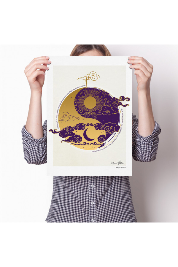 Bircan Yıldırım Yeni Dünya Düzeni Sembollü Poster - Mucizelere İnan