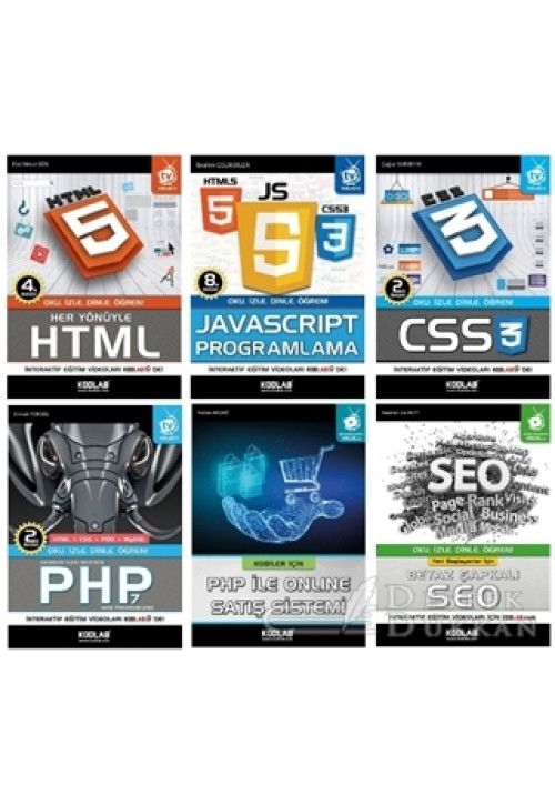 PHP İle WEB Programlama Seti 2 (6 Kitap Takım)