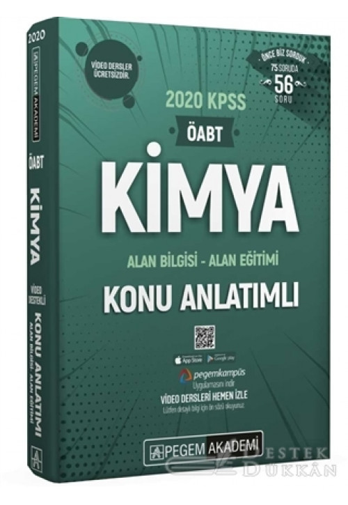 2020 KPSS ÖABT Kimya Video Destekli Konu Anlatımlı