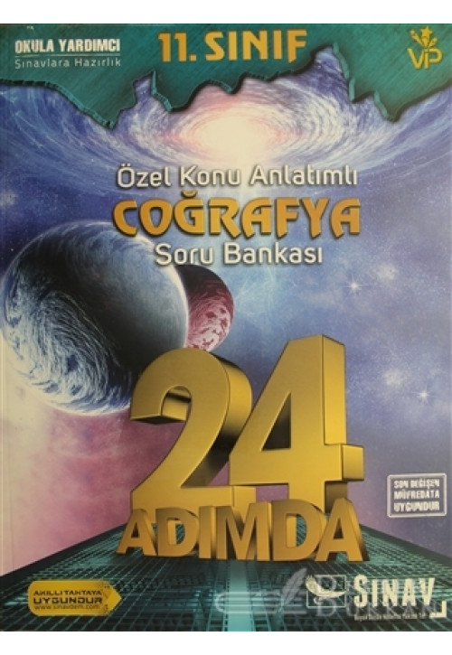 2019 24 Adımda 11. Sınıf Özel Konu Anlatımlı Coğrafya Soru Bankası