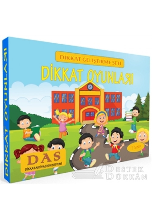 Dikkat Oyunları - Dikkat Geliştirme Seti (1. Sınıf)