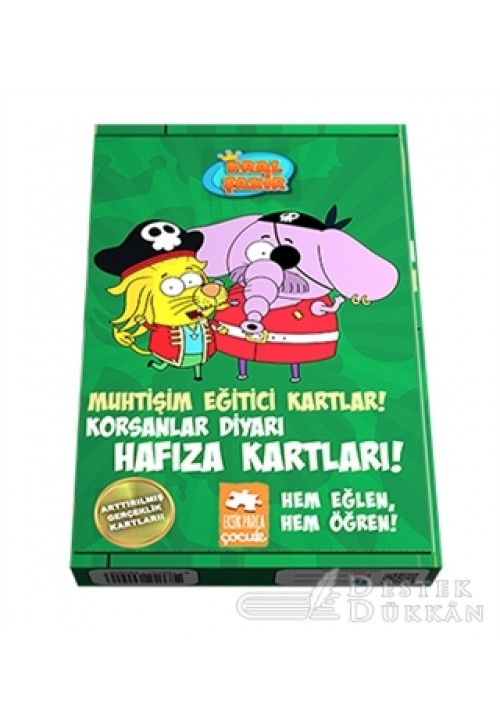 Muhtişim Eğitici Kartlar! - Korsanlar Diyarı Hafıza Kartları!