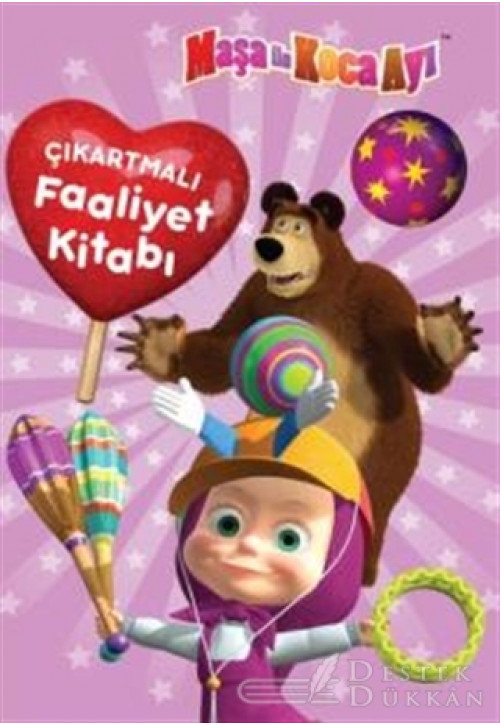 Maşa İle Koca Ayı Çıkartmalı Faaliyet Kitabı
