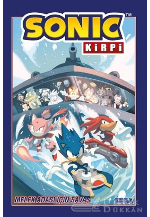 Melek Adası İçin Savaş - Sonic Kirpi Cilt 3