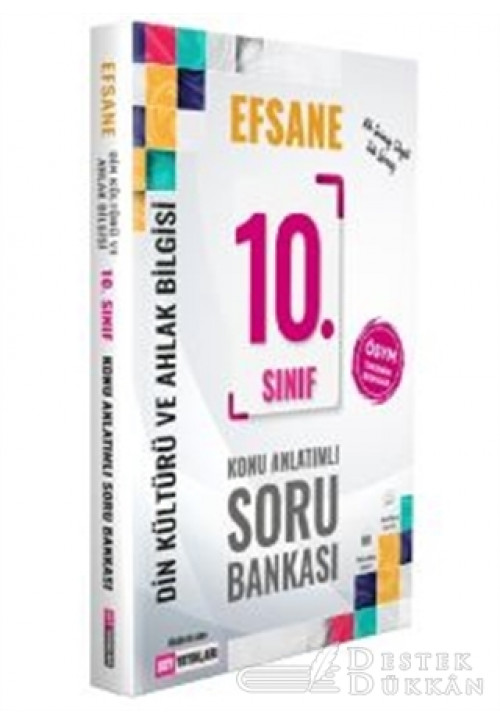 10. Sınıf Din Kültürü ve Ahlak Bilgisi Efsane Konu Anlatımlı Soru Bankası