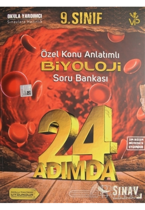 2019 24 Adımda 9. Sınıf Özel Konu Anlatımlı Biyoloji Soru Bankası