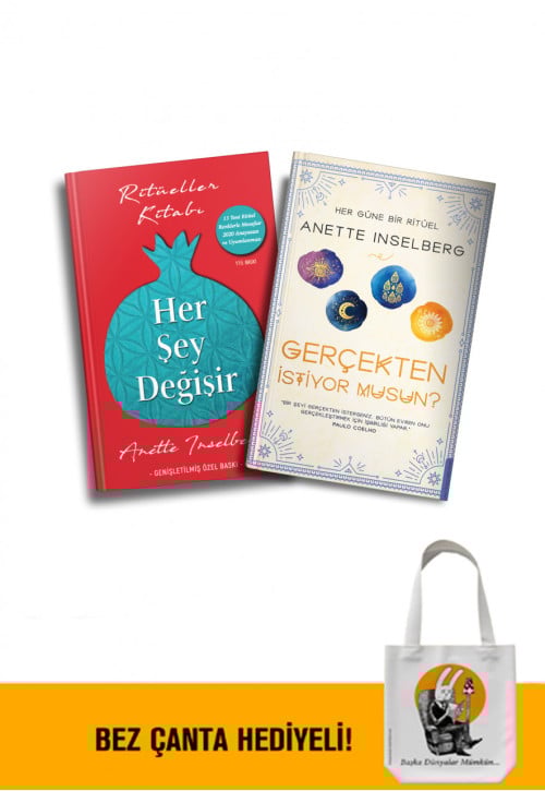 Anette İnselberg Seti 2 Kitap Çanta Hediyeli
