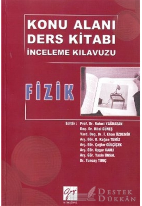 Fizik - Konu Alanı Ders İnceleme Kılavuzu