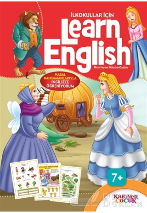 İlkokullar İçin Learn English (kırmızı)