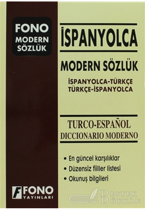 İspanyolca Modern Sözlük (ispanyolca / Türkçe - Türkçe / İspanyolca)