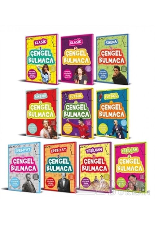Konulu Çengel Bulmaca Seti (10 Kitap Takım)