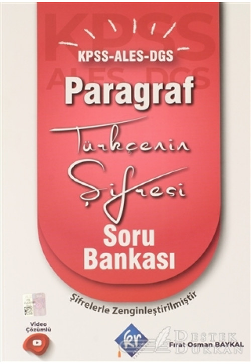 2021 KPSS DGS ALES Türkçenin Şifresi Paragraf Soru Bankası