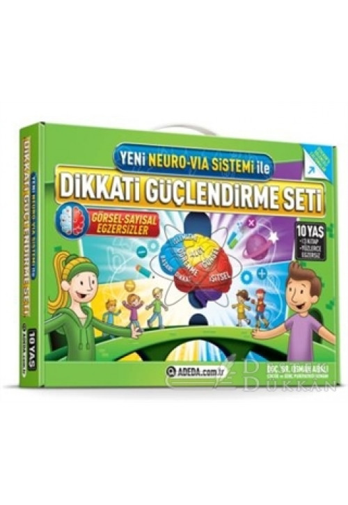 Yeni Neuro-via Sistemi İle Dikkati Güçlendirme Seti 10 Yaş (3 Kitap)