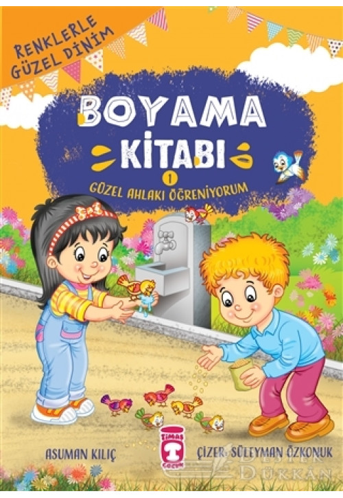 Güzel Ahlakı Öğreniyorum Boyama Kitabı 1