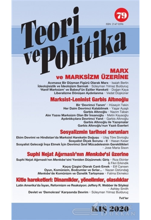 Teori ve Politika Dergisi Sayı: 79 Kış 2020