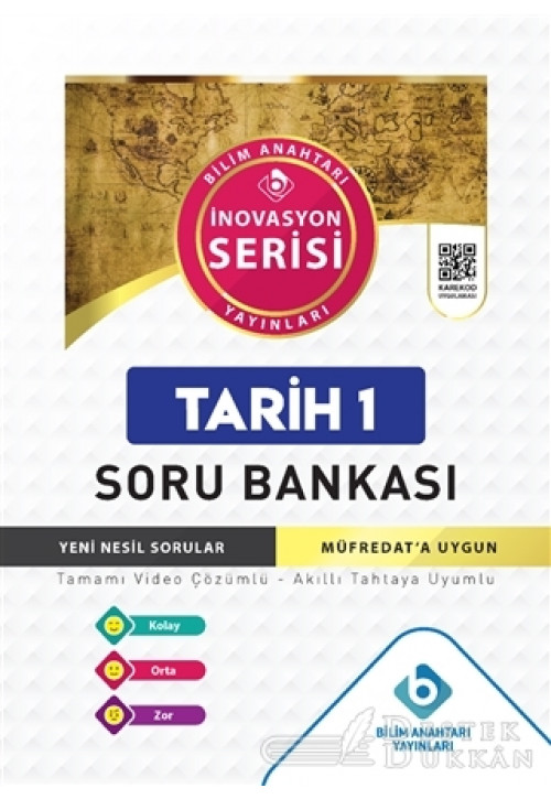 Bilim Anahtarı Yayınları Tarih 1 Soru Bankası