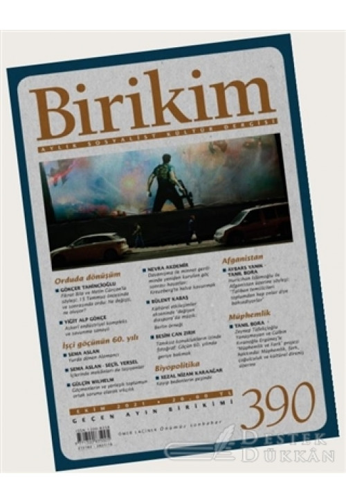 Birikim Aylık Edebiyat Kültür Dergisi Sayı: 390 Ekim 2021