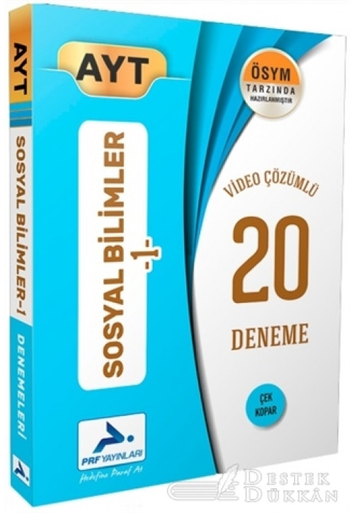 AYT Sosyal Bilimler-1 Video Çözümlü 20 Deneme