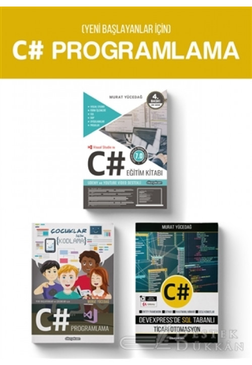 Yeni Başlayanlar İçin C# Programlama (3 Kitap Takım)
