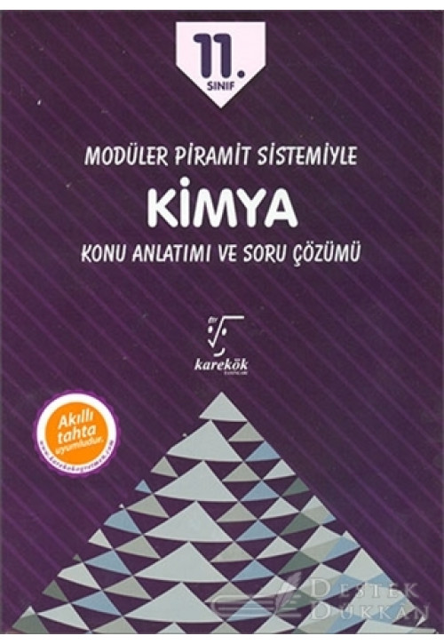 11. Sınıf Modüler Piramit Sistemiyle Kimya Konu Anlatımı ve Soru Çözümü (3 Kitap)