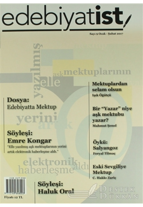 Edebiyatist Dergisi Sayı: 9 Ocak - Şubat 2017