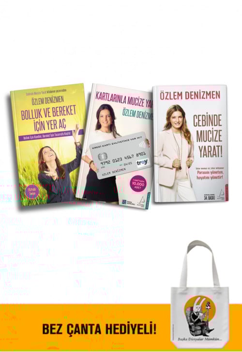 Özlem Denizmen Seti 3 Kitap Çanta Hediyeli