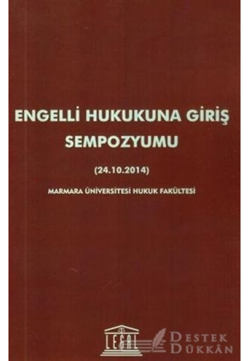 Engelli Hukukuna Giriş Sempozyumu (24.10.2014)