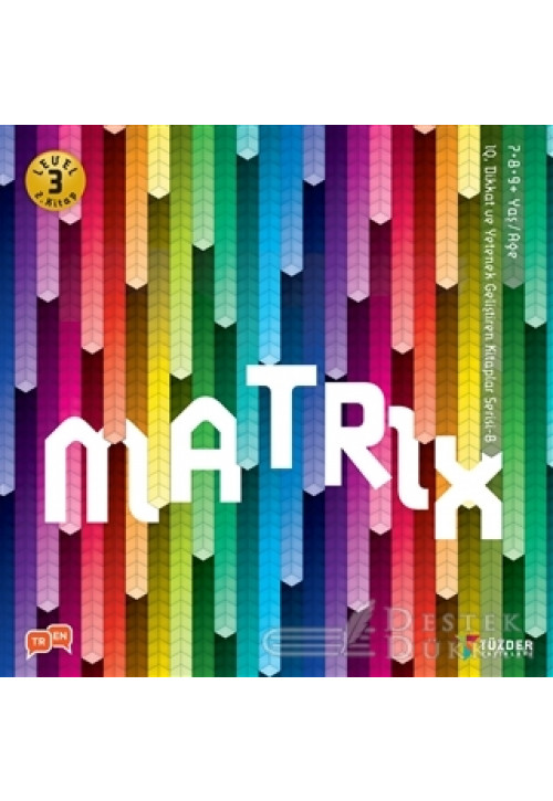Matrix - IQ Dikkat ve Yetenek Geliştiren Kitaplar Serisi 8 (level 3) (7-8-9 Yaş)