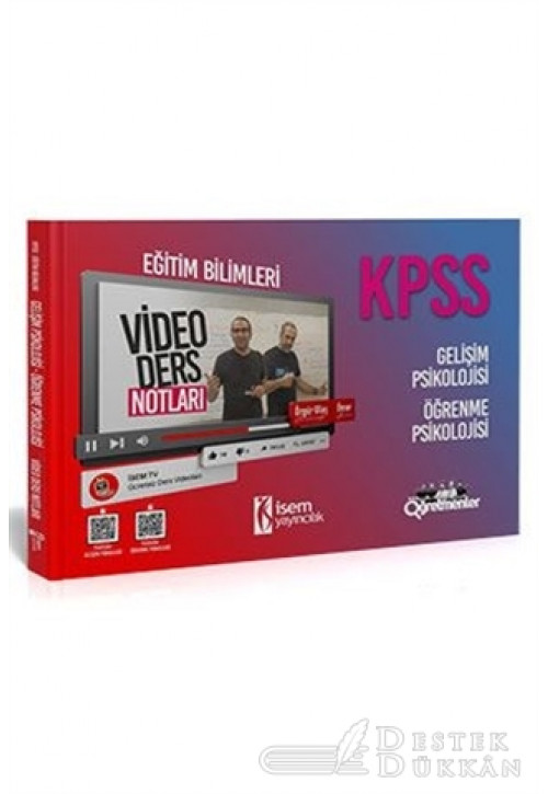 2021 KPSS Eğitim Bilimleri Gelişim Psikolojisi - Öğrenme Psikolojisi Video Ders Notları