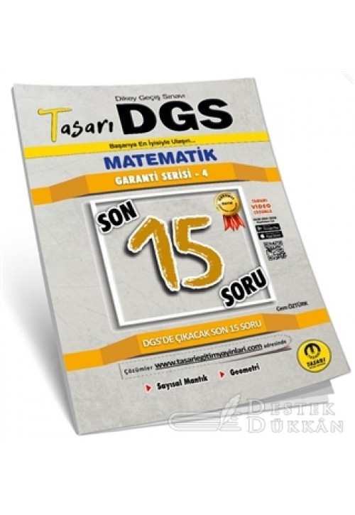 2021 DGS Matematik Son 15 Garanti Serisi 4