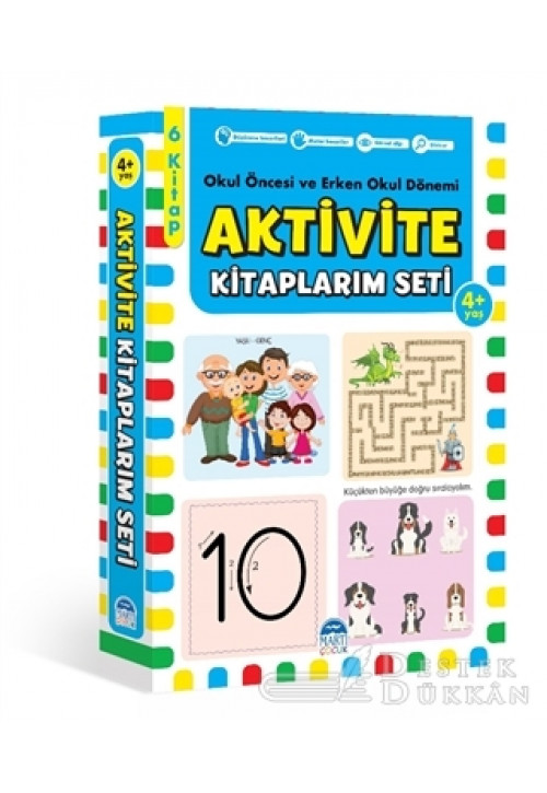 Aktivite Kitaplarım Seti 4+ Yaş - Okul Öncesi ve Erken Okul Dönemi