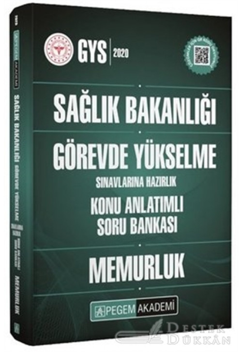 Memurluk-gys 2020 Sağlık Bakanlığı Görevde Yükselme Sınavlarına Hazırlık Konu Anlatımlı Soru Bankası