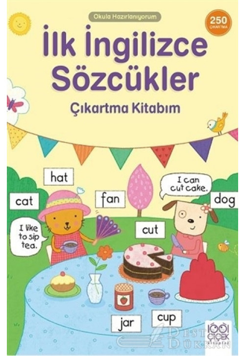 İlk İngilizce Sözcükler Çıkartma Kitabım - Okula Hazırlanıyorum