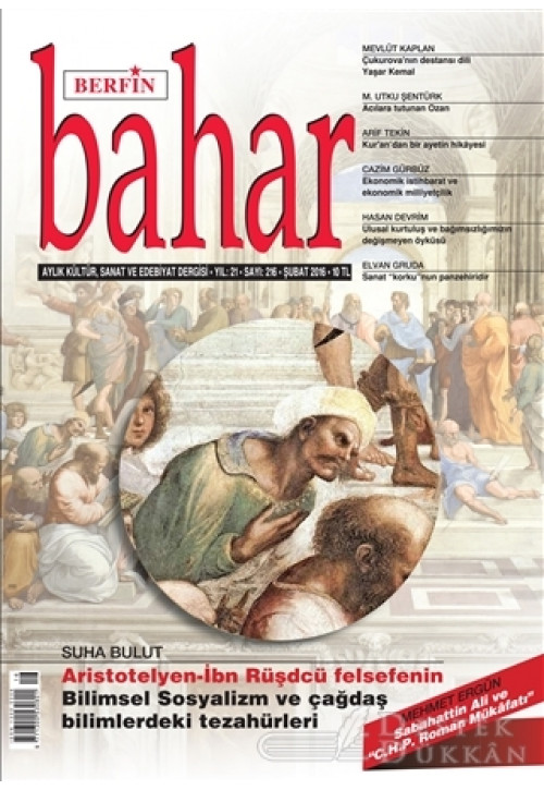 Berfin Bahar Aylık Kültür Sanat ve Edebiyat Dergisi Sayı : 216 Şubat 2016