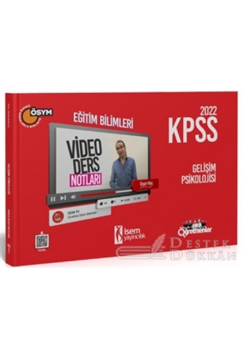 2022 KPSS Eğitim Bilimleri Gelişim Psikolojisi Video Ders Notu
