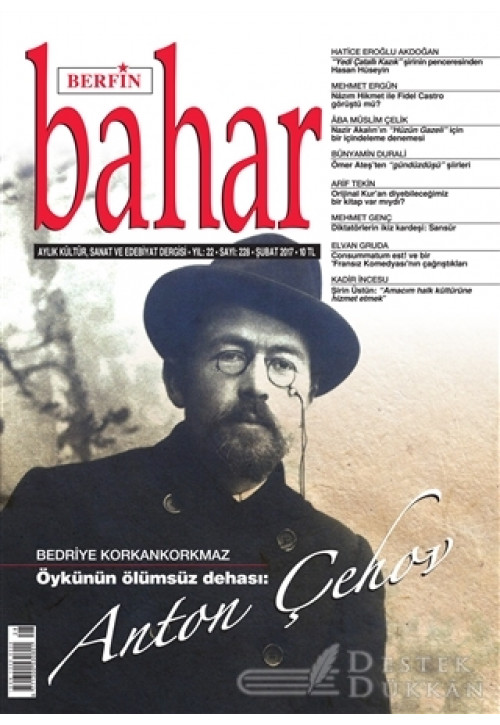 Berfin Bahar Aylık Kültür Sanat ve Edebiyat Dergisi Sayı: 228 Şubat 2017