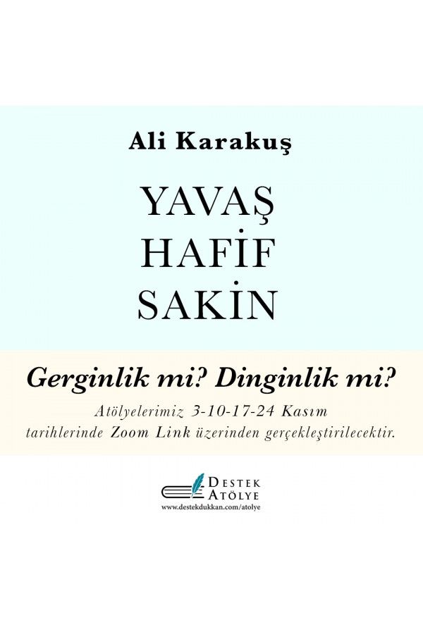 DESTEK ATÖLYE - ALİ KARAKUŞ / YAVAŞ HAFİF SAKİN